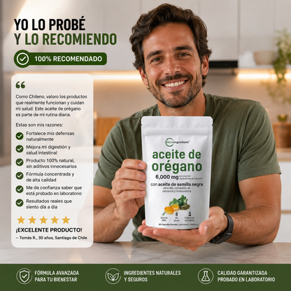 OregaShield™ - Ayuda a fortalecer las defensas mientras apoya tu bienestar diario de forma natural.