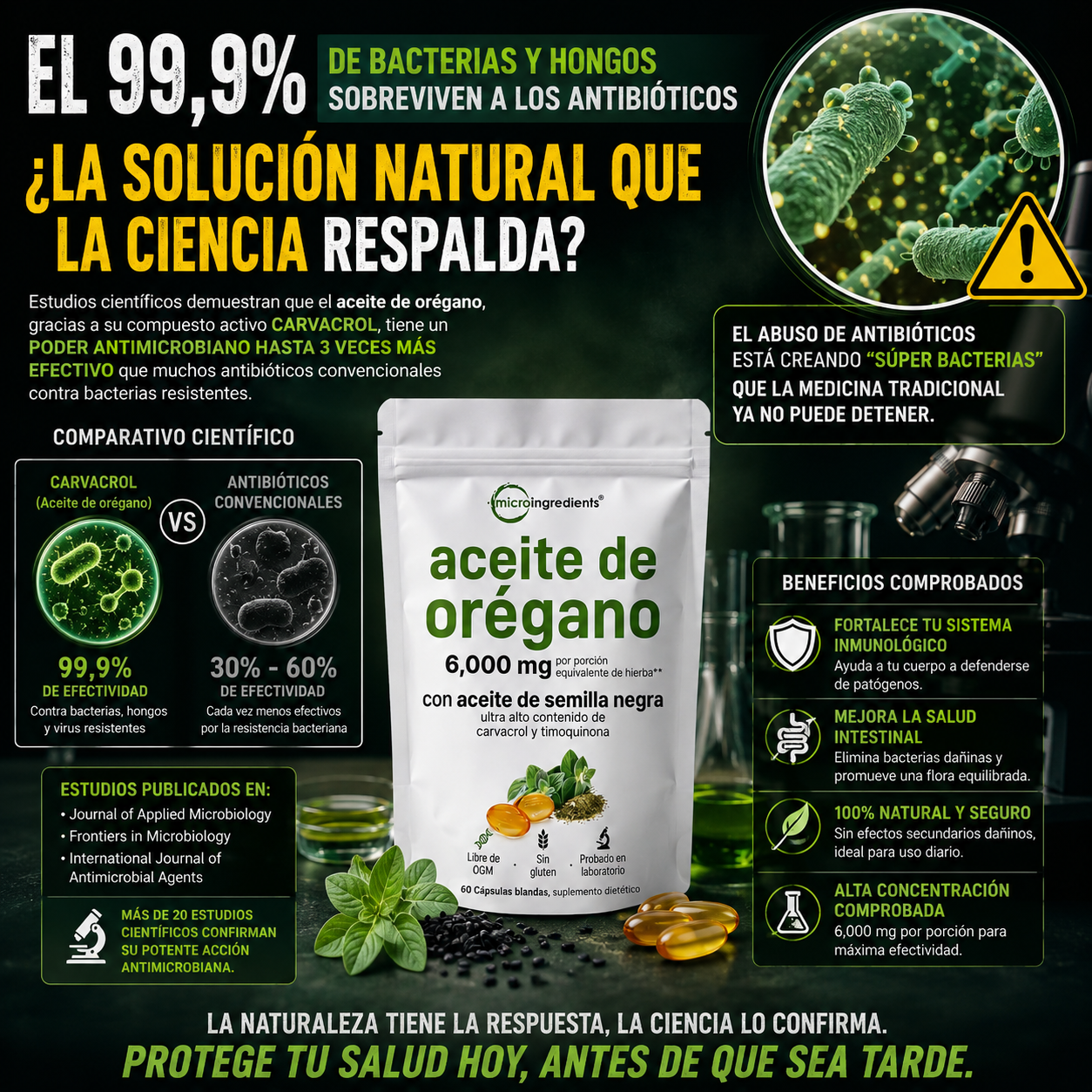 OregaShield™ - Ayuda a fortalecer las defensas mientras apoya tu bienestar diario de forma natural.